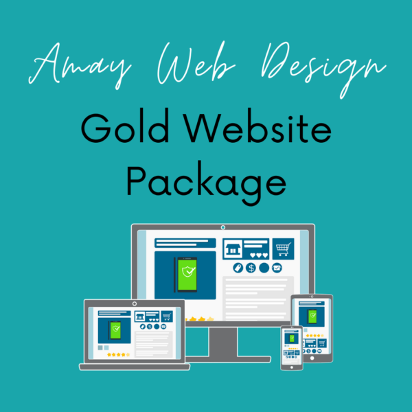 gold website package by Amay Web Design